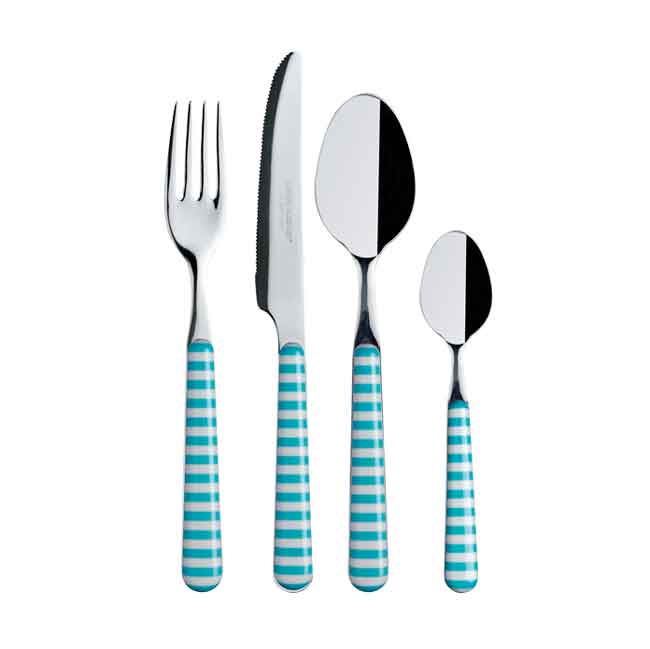 MB Coastal Acqua Bestick (24-pack) i gruppen Inredning / Komfort / Porslin & Kök hos Marinsystem (18513030)