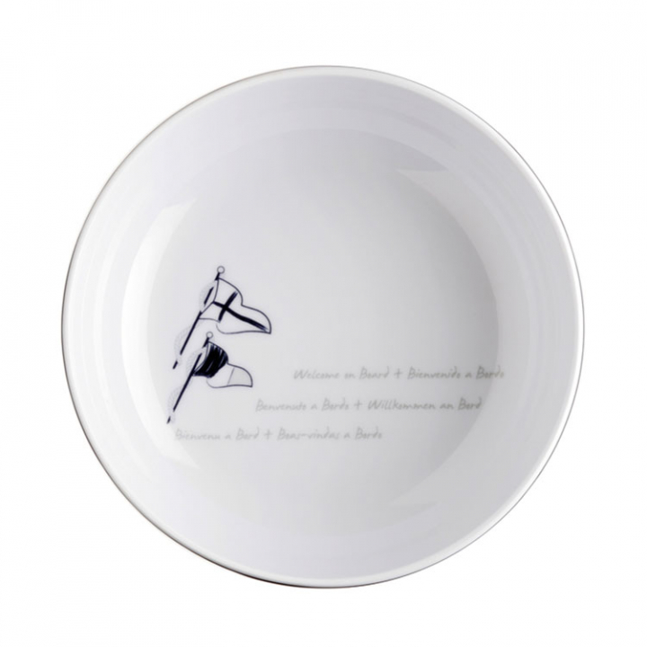 MB Welcome On Board Skål Ø15 cm 145g 6-Pack i gruppen Inredning / Komfort / Porslin & Kök hos Marinsystem (18527007)