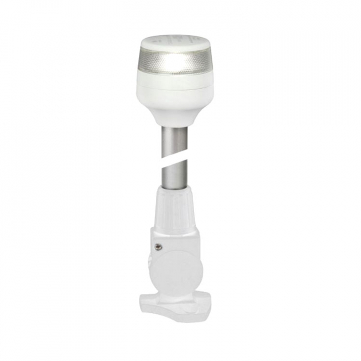 NaviLED Runtomlysande Ankarlanterna Vit 205mm i gruppen El & Installation / Belysning / Lanternor hos Marinsystem (2LT980960291)