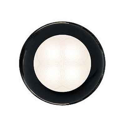 Flushbelysning 24V LED Svart Ø75mm Vitt Ljus i gruppen Hella Utförsäljning hos Marinsystem (2XT980501751)