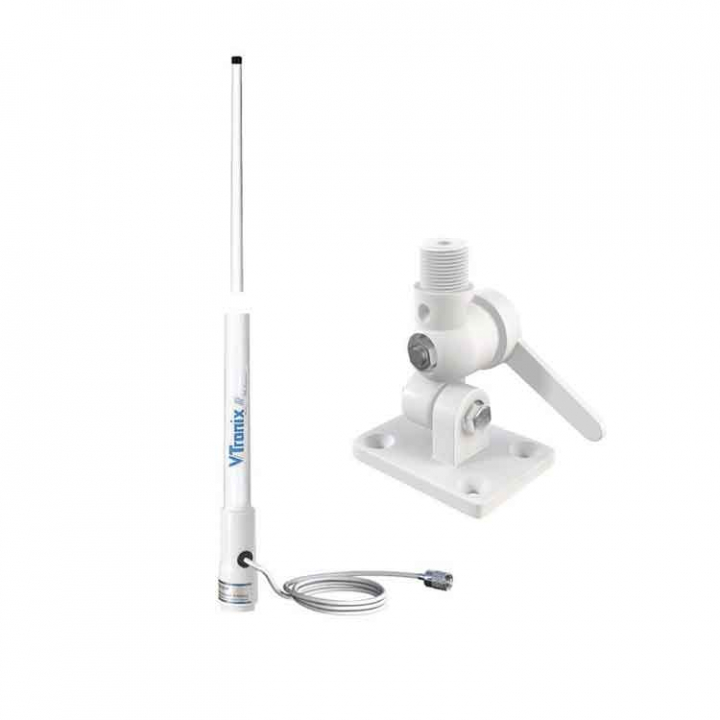 VHF Antenn 150cm + 4186 fäste i gruppen Marinelektronik / Antenner & Tillbehör hos Marinsystem (427-N-KIT)