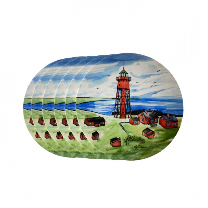 Glasunderlägg (6-pack) i gruppen Inredning / Komfort / Porslin & Kök hos Marinsystem (4459)