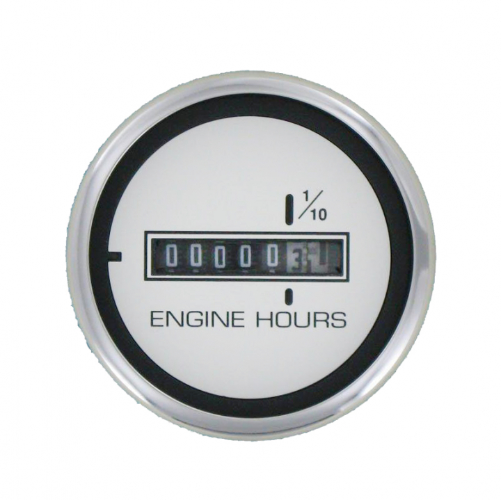 Timräknare 10,000h Lido Fogfree i gruppen Marinelektronik / Instrument / Analoga Instrument hos Marinsystem (59416FE)