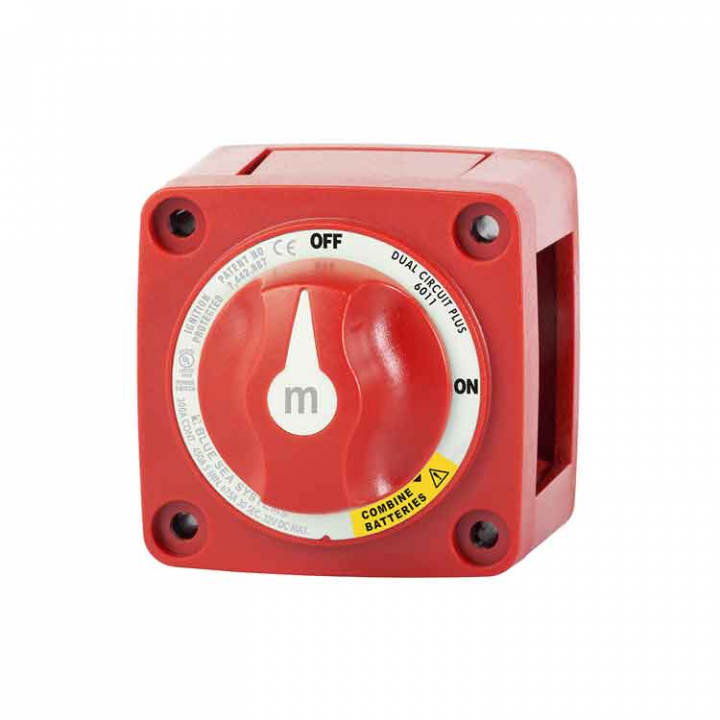 Huvudströmbrytare 2 Batterier 300A i gruppen El & Installation / Installationsmaterial / Strömställare & Paneler hos Marinsystem (6011-BSS)