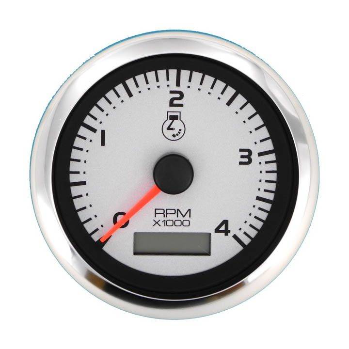 Varv/Timräknare 4000RPM 5'' i gruppen Marinelektronik / Instrument / Digitala Instrument hos Marinsystem (65544SSFE)