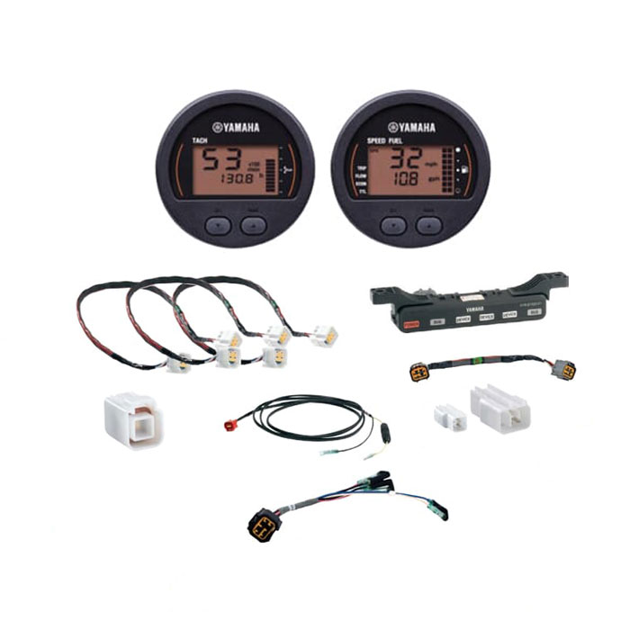 Instrumentkit (6Y8 Round Tacho + Speed/Fuel 6YR762G09200) i gruppen Motor & Tillbehör / Yamaha / Yamaha Reservdelar & Tillbehör hos Marinsystem (6YR762G09200)