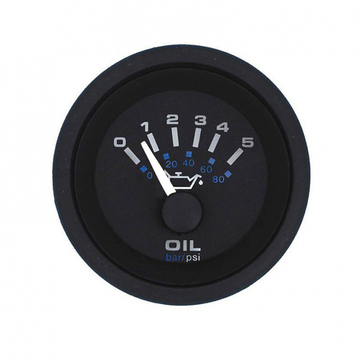 Tryckmätare Olja 5bar Fogfree i gruppen Marinelektronik / Instrument / Analoga Instrument hos Marinsystem (84260FE)