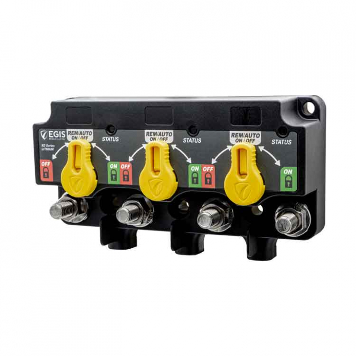 XD Triple Litium Huvudbrytare i gruppen El & Installation / Installationsmaterial / Strömställare & Paneler hos Marinsystem (8530-1535)