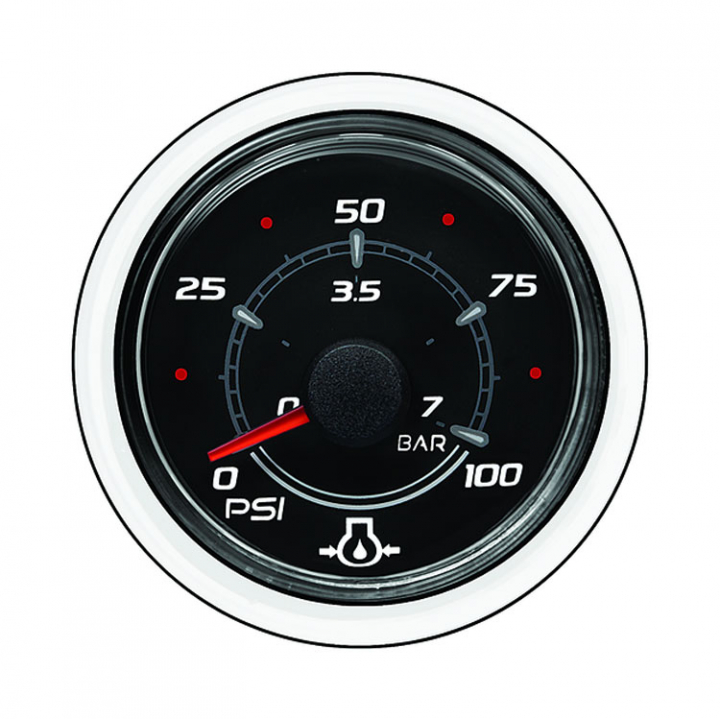 Smartcraft SC100-Link Oljetryck 52mm Svart (8M0052848) i gruppen Motor & Tillbehör / Mercury / Mercury Smartcraft Instrument hos Marinsystem (8M0052848)