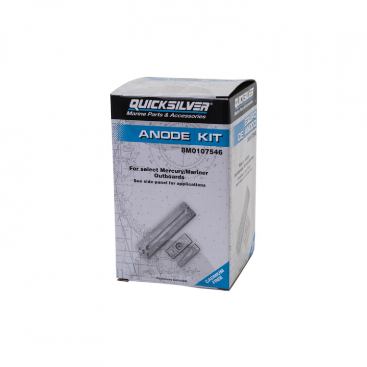 Anodsats Aluminium Mercury/Mariner 40-60 & 75-115 Hk (8M0107546) i gruppen Motor & Tillbehör / Mercury / Mercury Anoder hos Marinsystem (8M0107546)