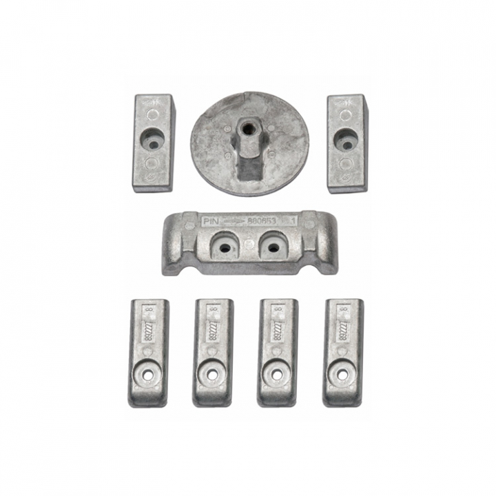 Anodsats Aluminium Verado 200-300 Hk (8M0126670) i gruppen Motor & Tillbehör / Mercury / Mercury Anoder hos Marinsystem (8M0126670)