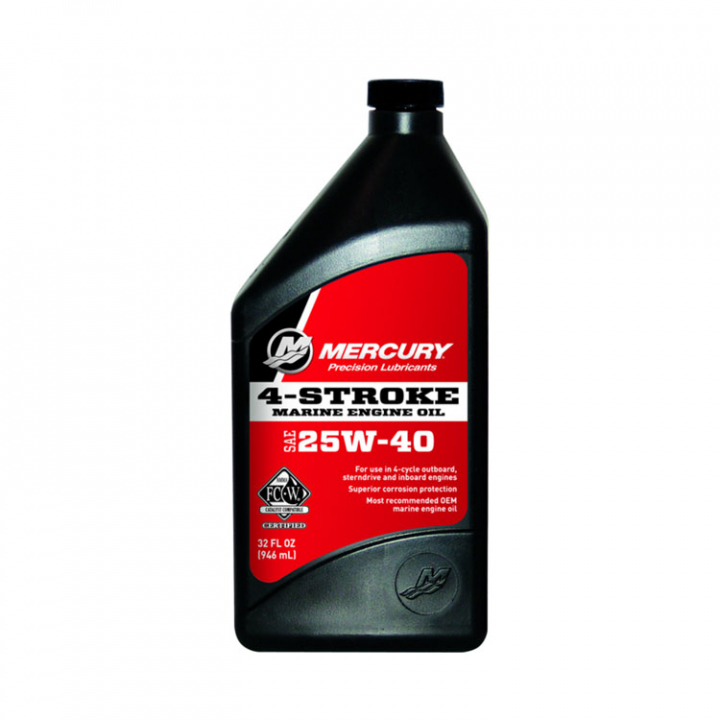 4-Taktsolja Mineral 25W40 1L i gruppen Motor & Tillbehör / Mercury / Mercury Oljor & Fett hos Marinsystem (8M0206953)