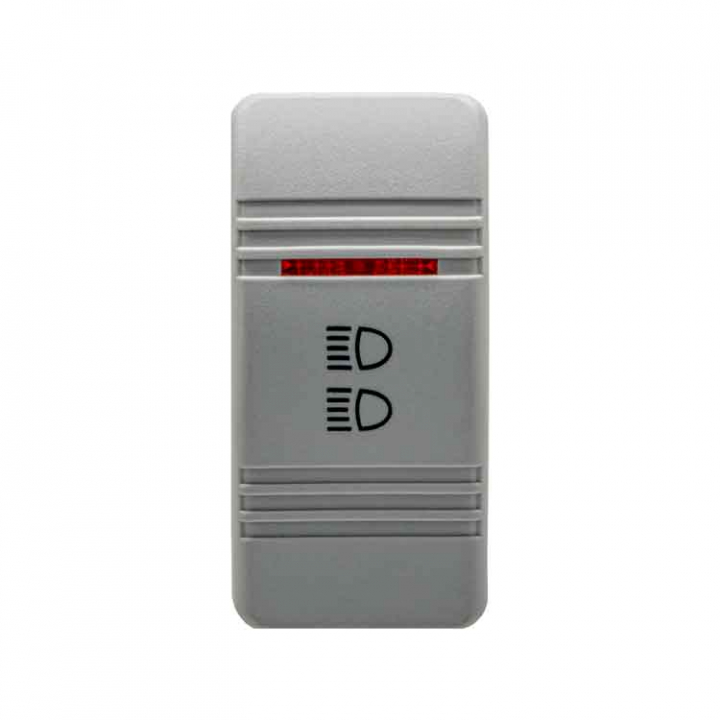 Grå Huv Strålkastare i gruppen El & Installation / Installationsmaterial / Strömställare & Paneler hos Marinsystem (A4106)