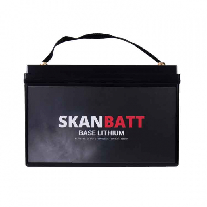 Lithiumbatteri 12V 100Ah BMS i gruppen El & Installation / Strömförsörjning / Batterier hos Marinsystem (BAS12-100)