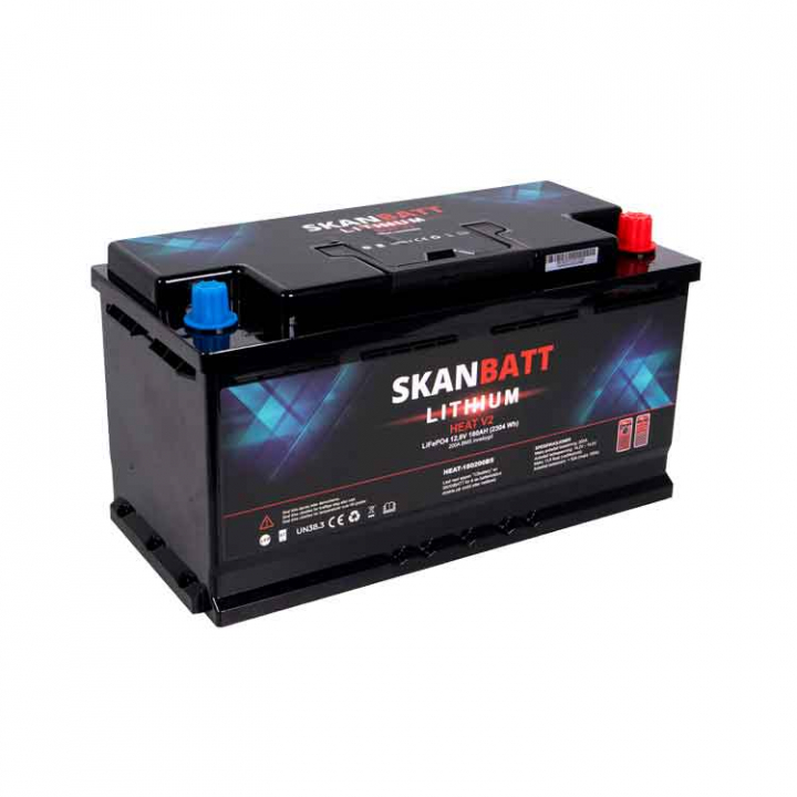Lithiumbatteri Heat V2 12V 180Ah Bluetooth (husbil) i gruppen El & Installation / Strömförsörjning / Batterier hos Marinsystem (HEAT-180150BS)