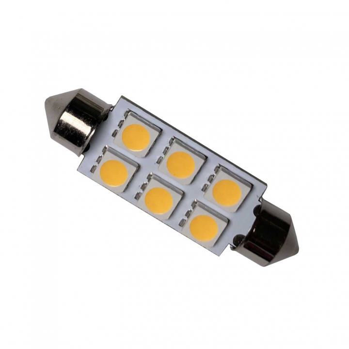 LED Spollampa SMD Dimbar L:44 mm (Ensidig 6 Dioder) i gruppen El & Installation / Belysning / LED-Lampor & Adapter hos Marinsystem (MR1332)