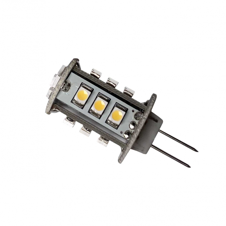 LED GZ4 SMD Dimbar Dia:11 mm (Runtomlysande 15 Dioder) i gruppen El & Installation / Belysning / LED-Lampor & Adapter hos Marinsystem (MR1338)