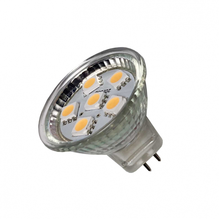 LED GU4/MR11 Dimbar Dia:35 mm (6 Dioder) i gruppen El & Installation / Belysning / LED-Lampor & Adapter hos Marinsystem (MR1356)