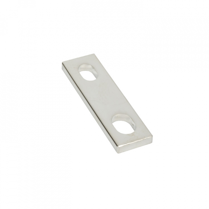 Kopplingsbleck M8+M8 70x20x5 mm i gruppen El & Installation / Installationsmaterial / Kopplingsplintar & Elcentraler hos Marinsystem (TK0850)