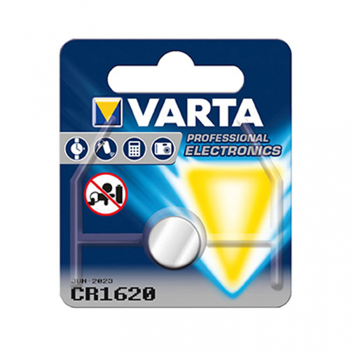 Batteri CR160 3V Lithium i gruppen El & Installation / Strömförsörjning / Batterier hos Marinsystem (VAR-CR1620)