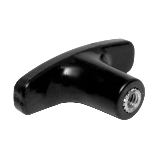 T-Handtag Svart 1/4''-20 UNC-2 Gänga