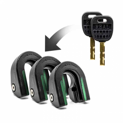 Trailerlås Med Lika Nycklar