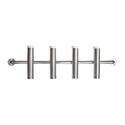 Fiskespöhållare Till 4 Spön Rostfri