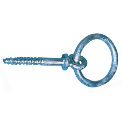 Förtöjningsring Träskruv Galvaniserad