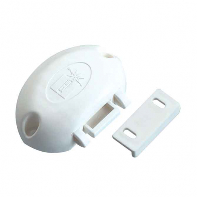 Skåplås Med Antivibration - Vit 70x45x20mm