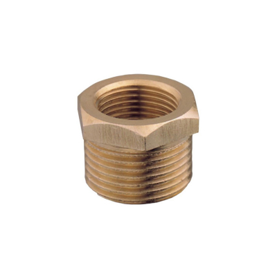 Nippelmuff Utv/Invändig Gänga Mässing