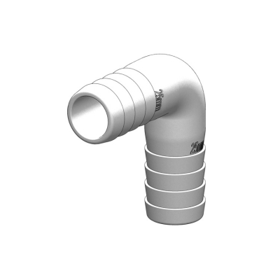 Vinkelstycke 90° Vit
