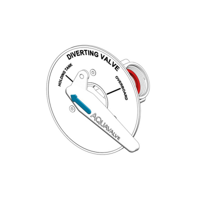 Trevägskran Vit 1 1/2