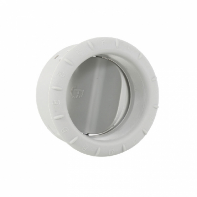 Luftmunstycke Runt Vitt Ø60 mm