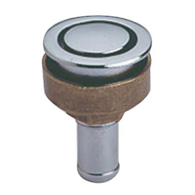 Tankventil Planmontering Kromad Mässing 16mm