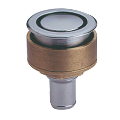 Tankventil För Planmontering Kromad Mässing 19mm