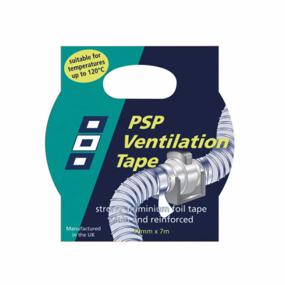 Ventilationstejp Aluminium 50 mm x 7 m