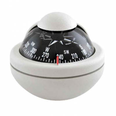 Riviera Kompass Comet 2” Ljusgrå Med Svart Ros