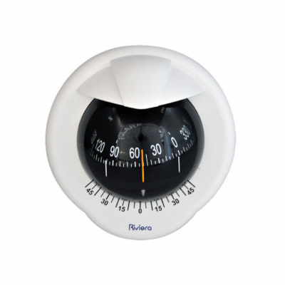 Polare BP2 Skottmonterad Kompass Vit/Svart Ø 100 mm