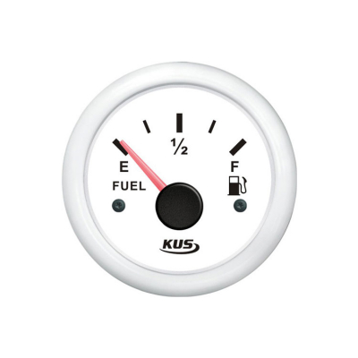 Bränslemätare Vit 0-190ohm 12/24V