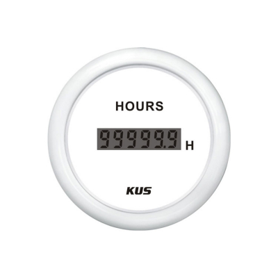 Digital Timräknare Vit 12/24V