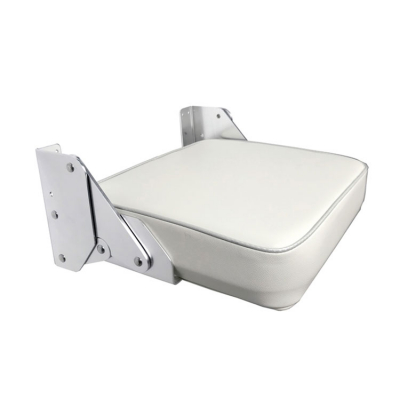 Fällbart Säte Vit/Ljusgrå 41x45.7 - 11.5 cm