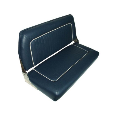 Dubbelsits Blå/Ljusgrå