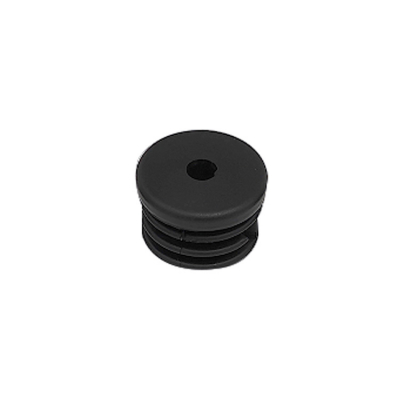 Ändplugg Invändig PVC Svart 4-pack