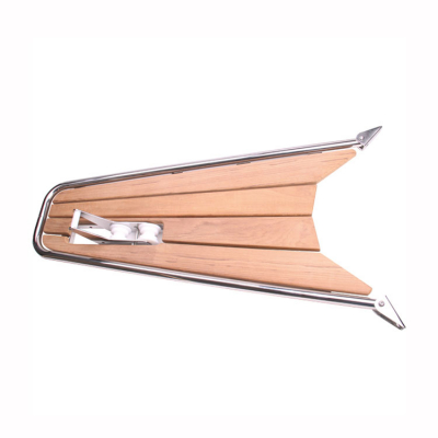 Peke Teak Med Ankarrulle 115x52 cm Ø32 mm Rör