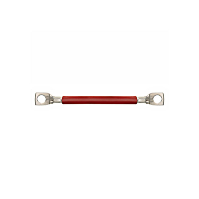 Förtennad Batterikabel Med Kabelsko Röd