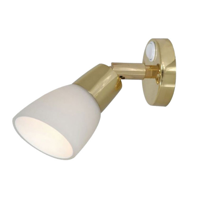 Kojlampa Mässing Med Opalskärm 10W Halogen