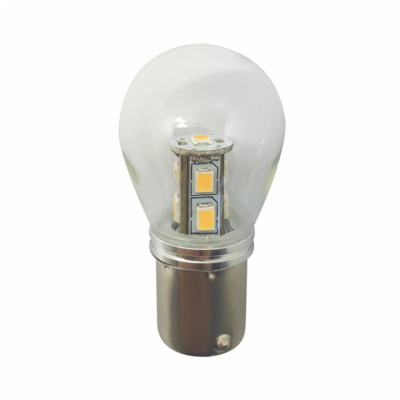 LED-Bajonett BA15D 10-36Vdc Ø25x48 mm 2-pack