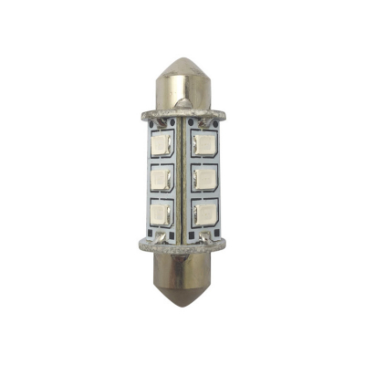 LED-Lantern Pinol/Spollampa 10-36Vdc Grön 37 mm 2-pack