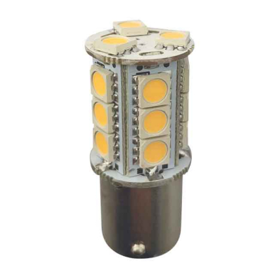 LED-Lampa BA15S 10-36Vdc Ø23x46.5 mm 2-pack