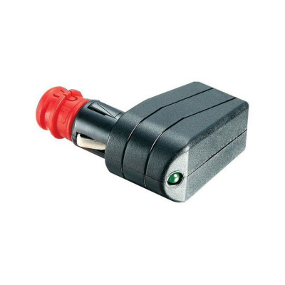 Universalkontakt 12/24V 7.5A Vinklad